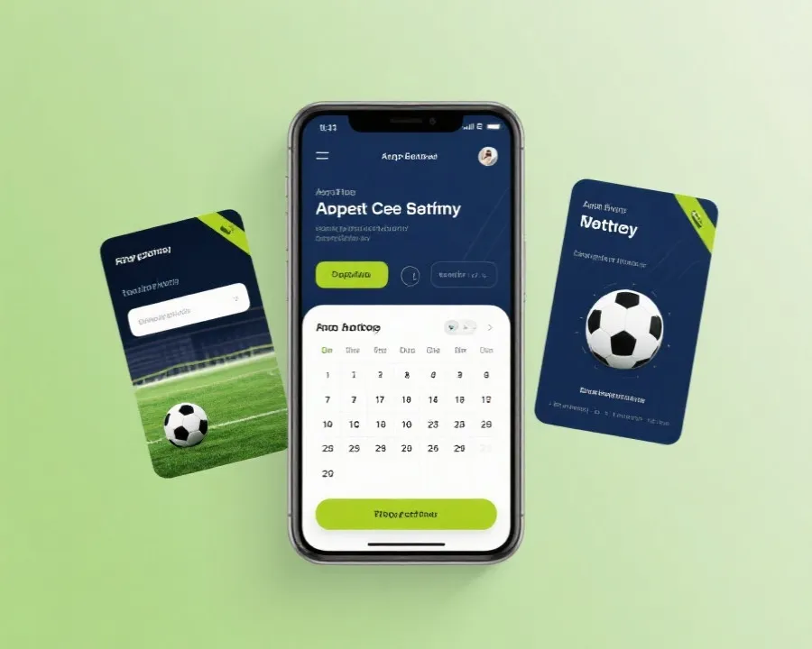 手機版優惠與賽程介面示意圖